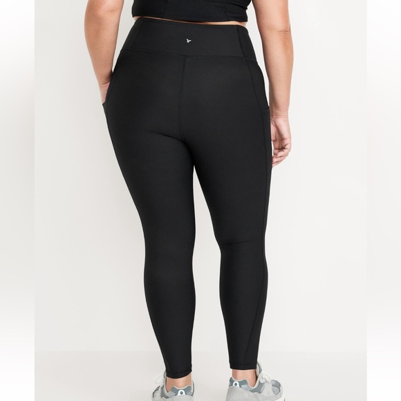 Old Navy Active Powersoft High Rise Leggings 7/8 Length Black Size 4X NWT! - Picture 15 of 16